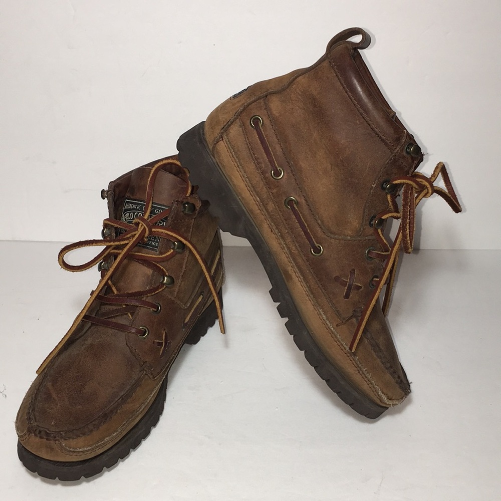 Ralph Lauren Polo Country Leather Boots Vintage